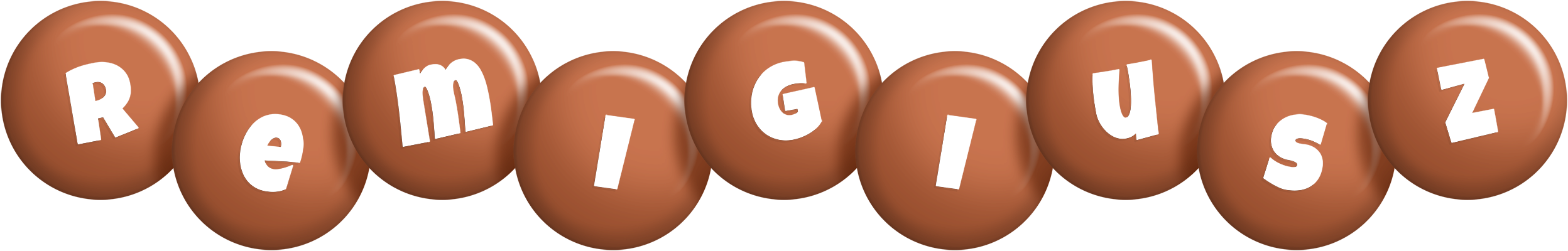 Remigiusz candy-brown logo
