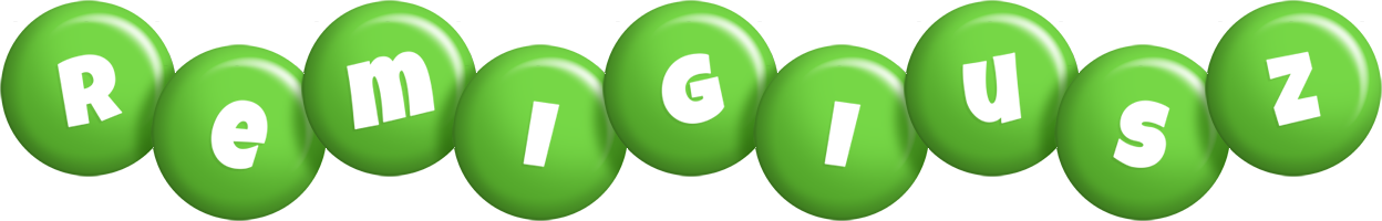 Remigiusz candy-green logo