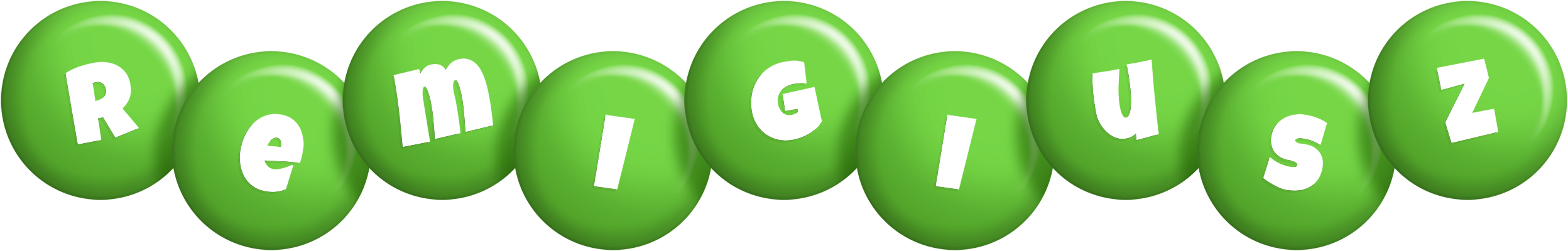 Remigiusz candy-green logo