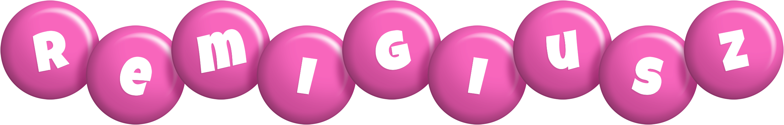Remigiusz candy-pink logo