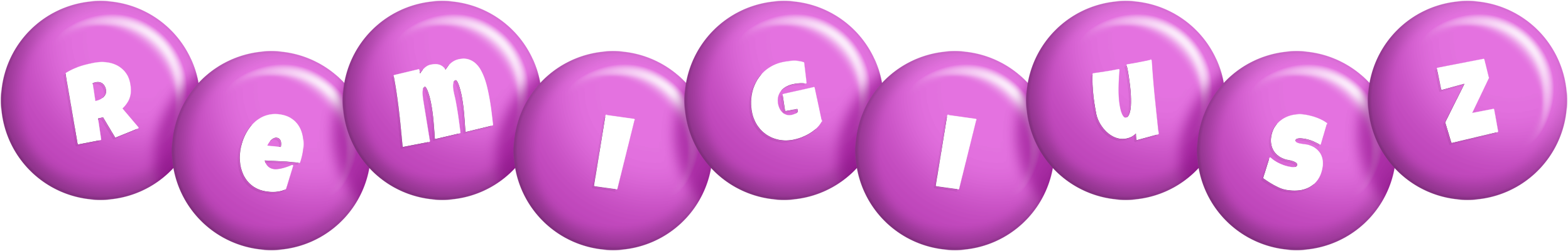 Remigiusz candy-purple logo