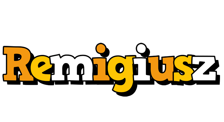 Remigiusz cartoon logo