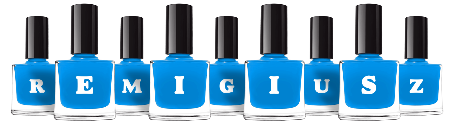Remigiusz glossy logo