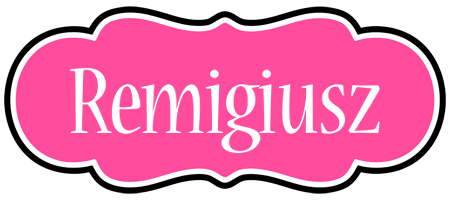 Remigiusz invitation logo