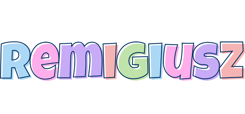 Remigiusz pastel logo