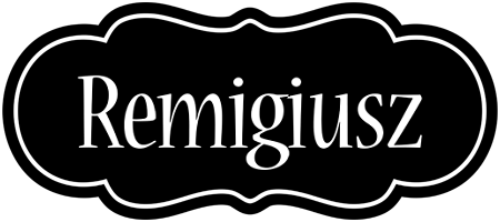 Remigiusz welcome logo