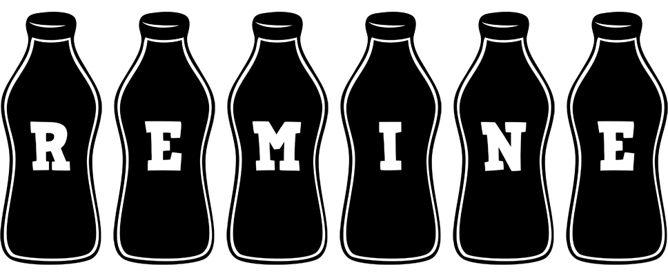 Remine bottle logo