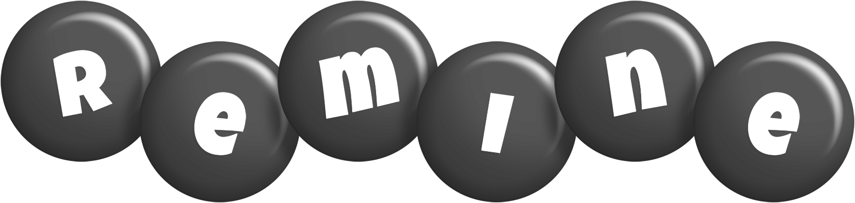 Remine candy-black logo