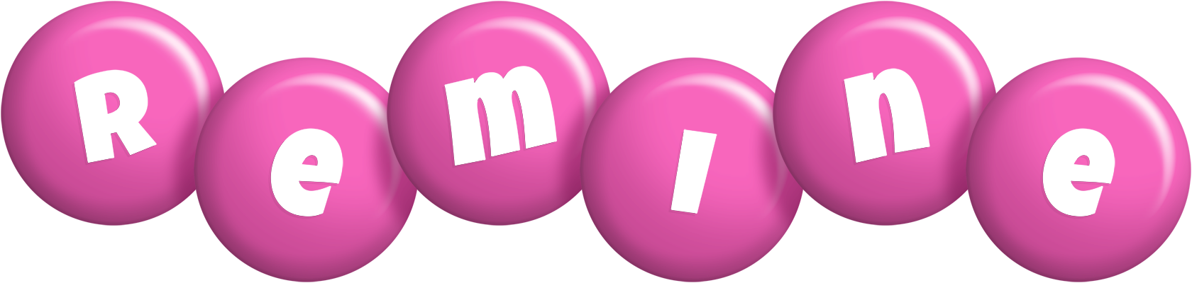 Remine candy-pink logo