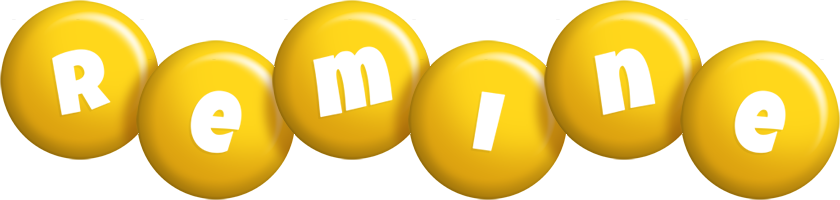 Remine candy-yellow logo