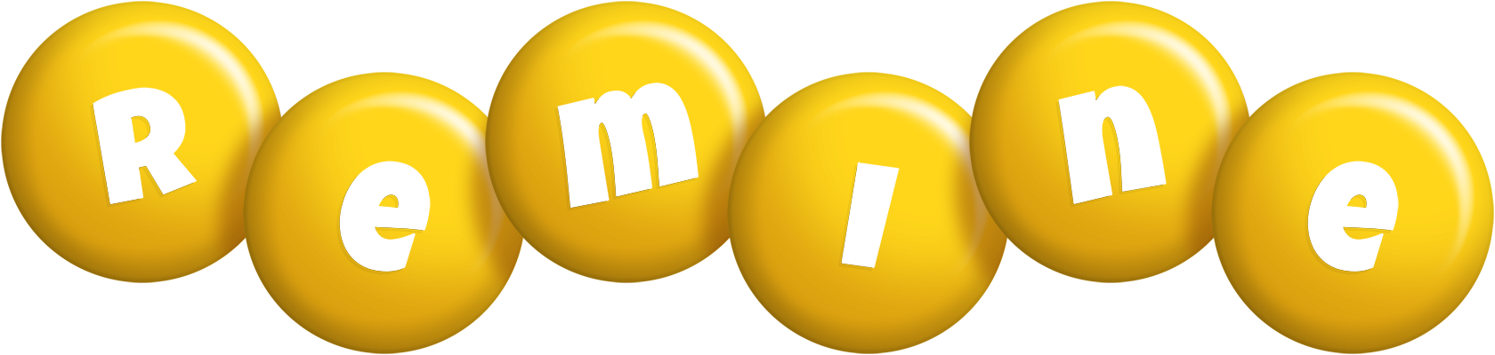 Remine candy-yellow logo