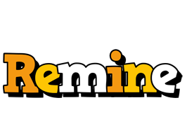 Remine cartoon logo