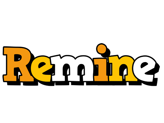 Remine cartoon logo