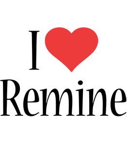 Remine i-love logo