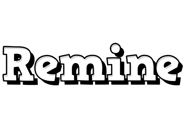 Remine snowing logo