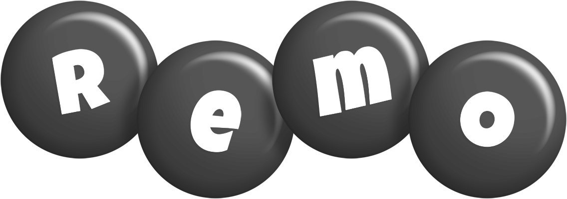 Remo candy-black logo