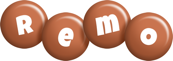 Remo candy-brown logo