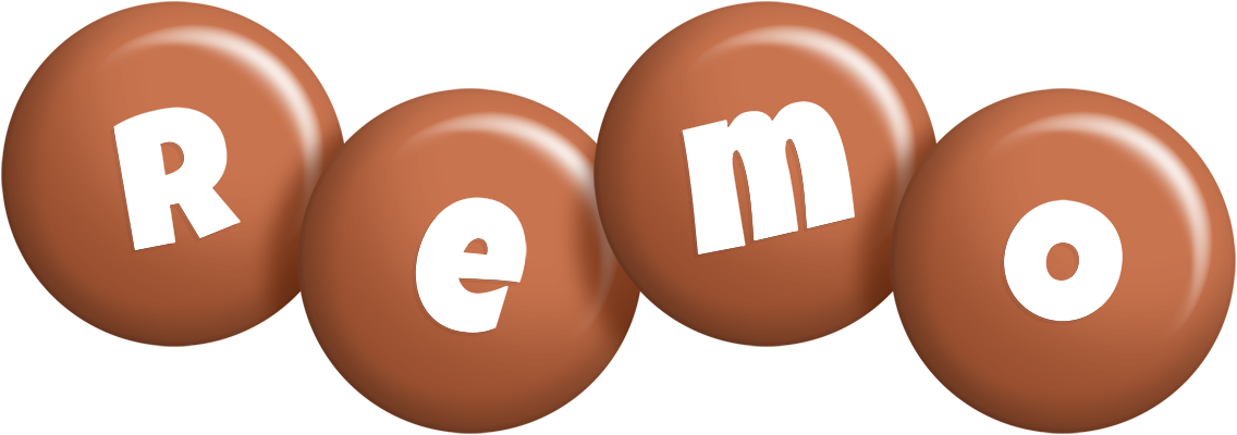 Remo candy-brown logo