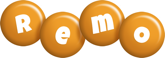 Remo candy-orange logo