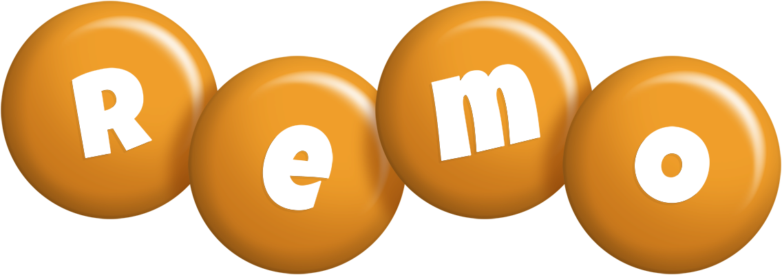 Remo candy-orange logo