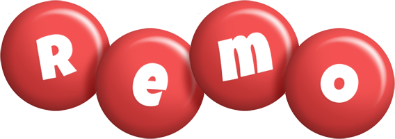 Remo candy-red logo