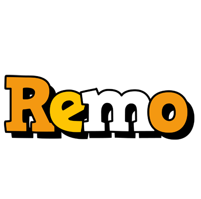 Remo cartoon logo