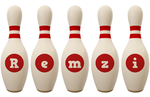 Remzi bowling-pin logo