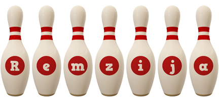 Remzija bowling-pin logo