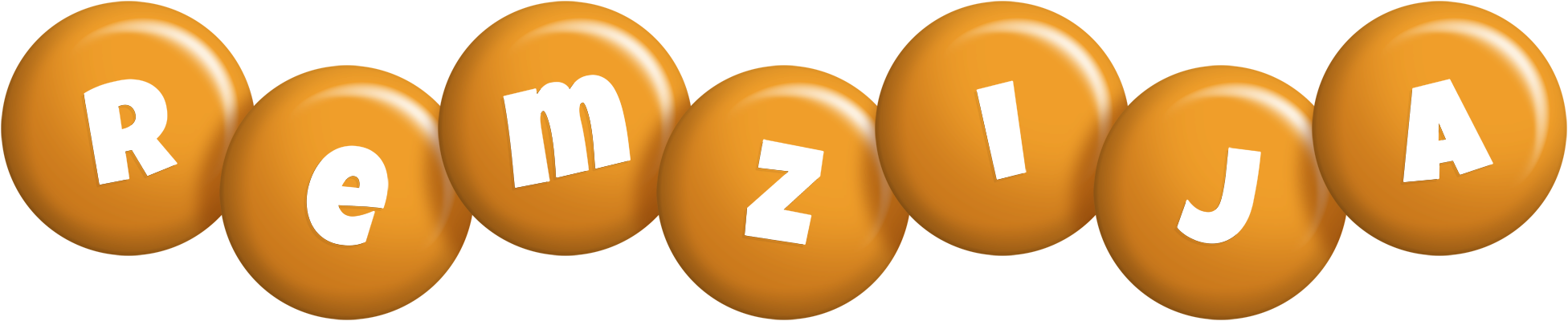 Remzija candy-orange logo