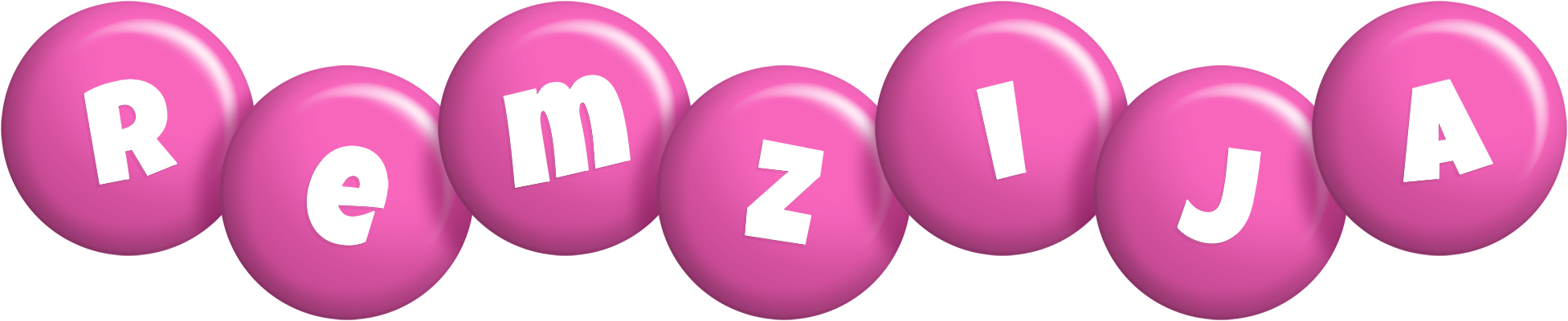 Remzija candy-pink logo