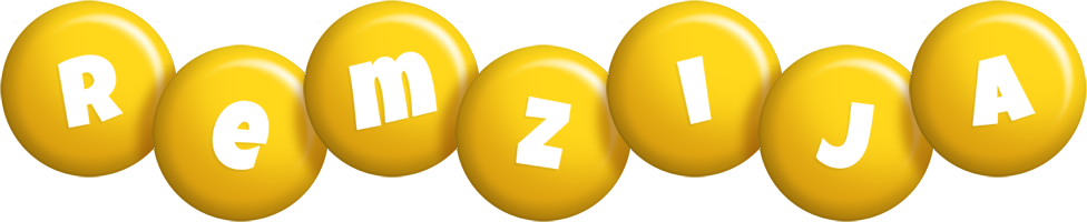 Remzija candy-yellow logo