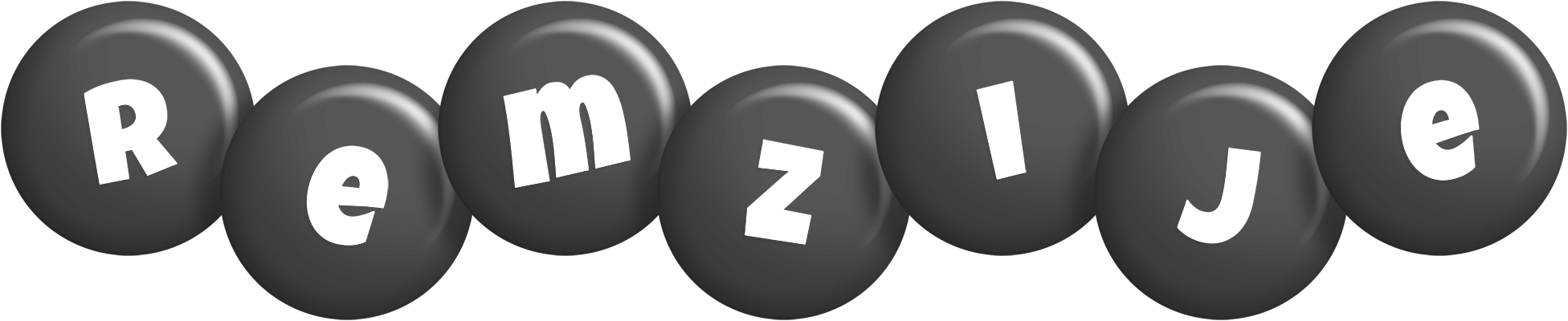 Remzije candy-black logo