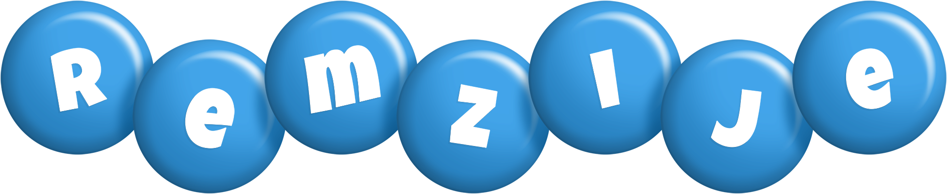 Remzije candy-blue logo