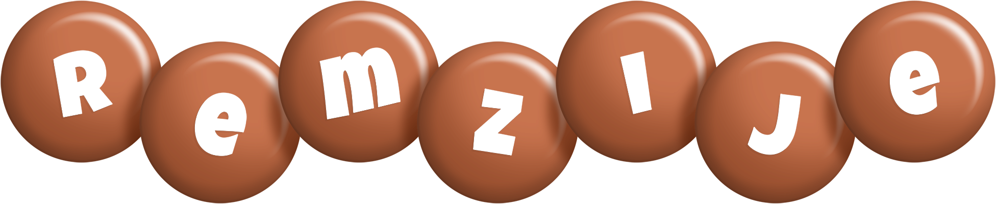 Remzije candy-brown logo
