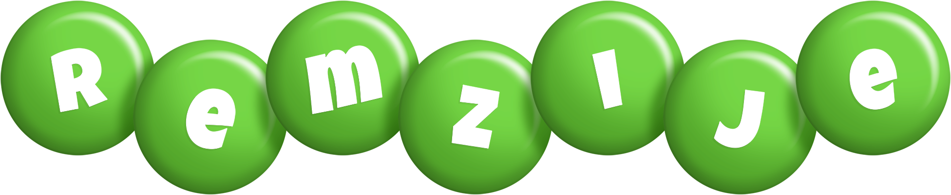 Remzije candy-green logo
