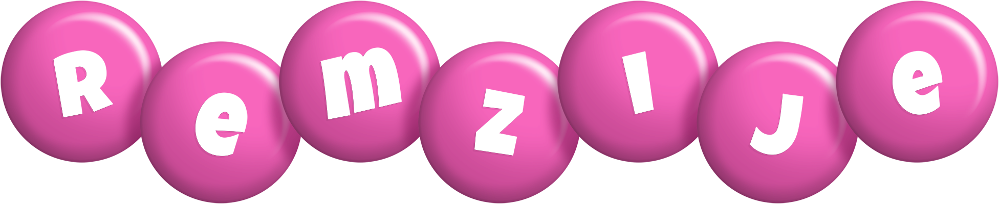 Remzije candy-pink logo