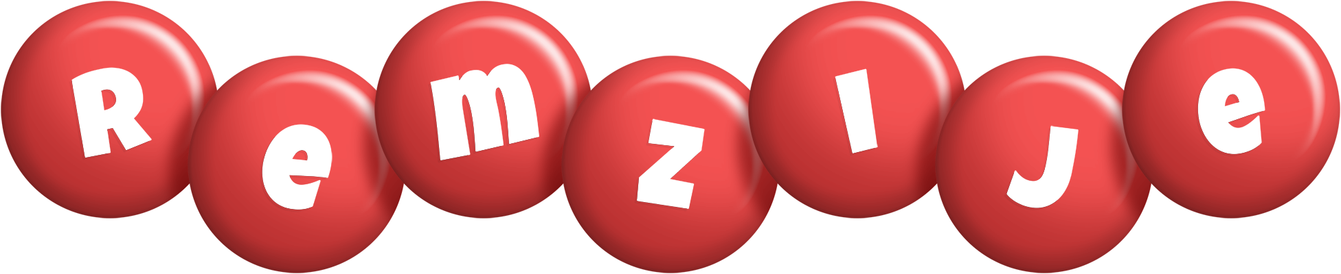 Remzije candy-red logo