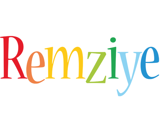 Remziye birthday logo