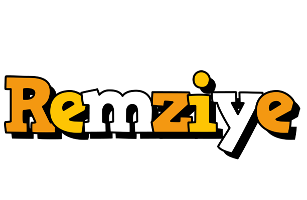 Remziye cartoon logo