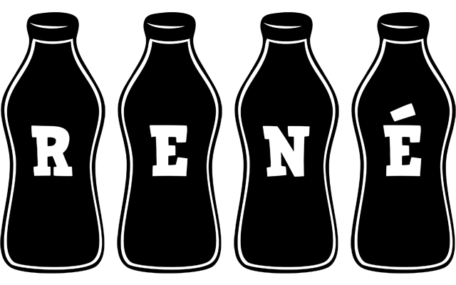 René bottle logo