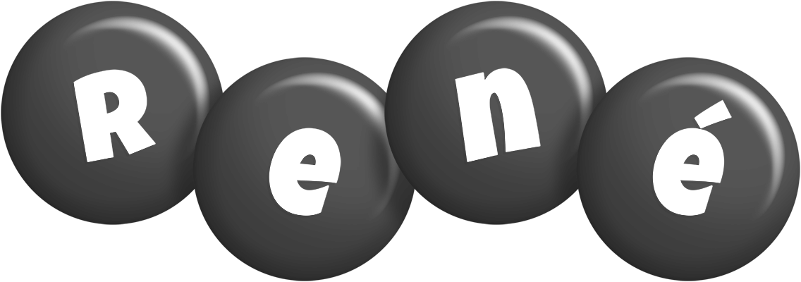 René candy-black logo