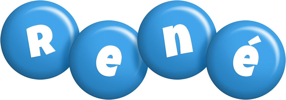 René candy-blue logo