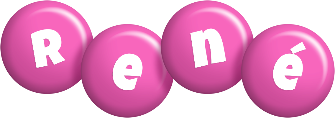 René candy-pink logo