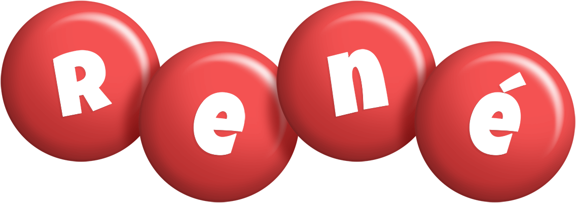 René candy-red logo