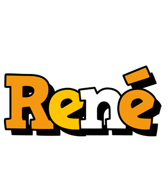 René cartoon logo