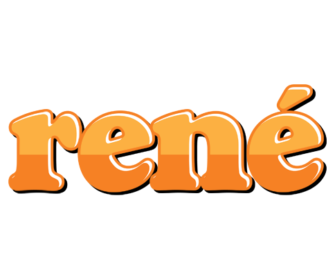 René orange logo
