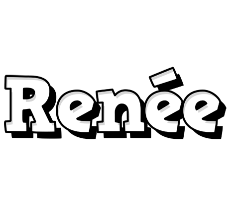 Renée snowing logo
