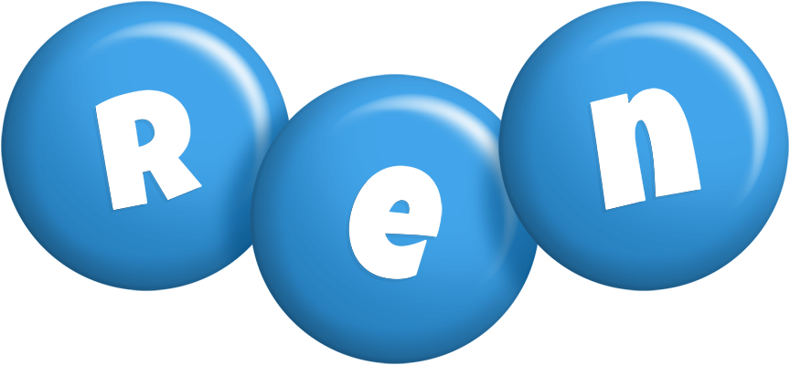 Ren candy-blue logo
