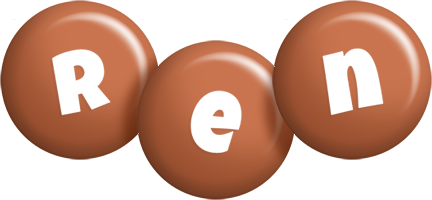 Ren candy-brown logo