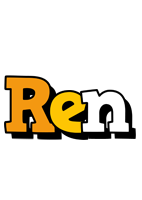 Ren cartoon logo